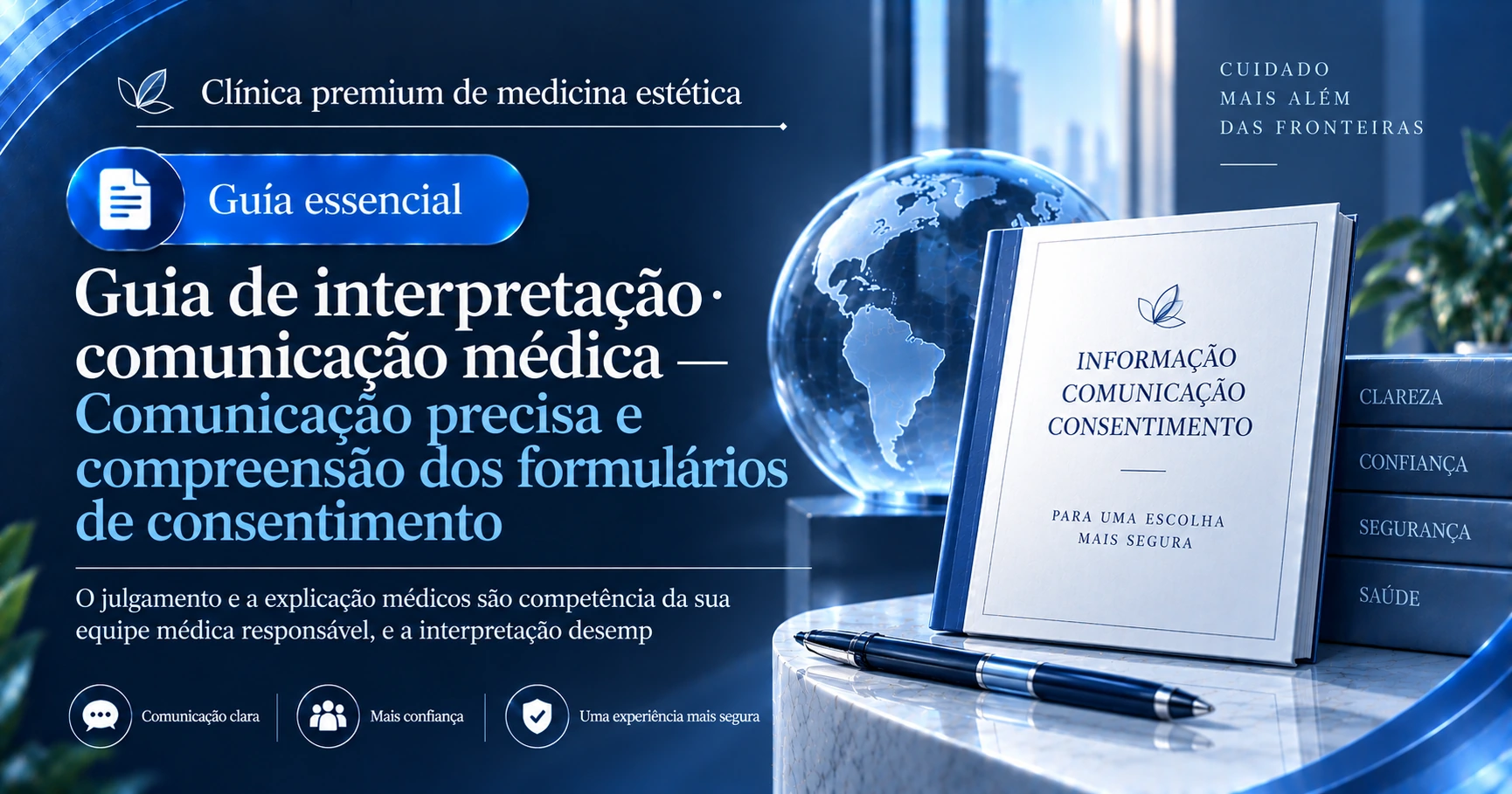 Guia de interpretação·comunicação médica — Comunicação precisa e compreensão dos formulários de consentimento 1