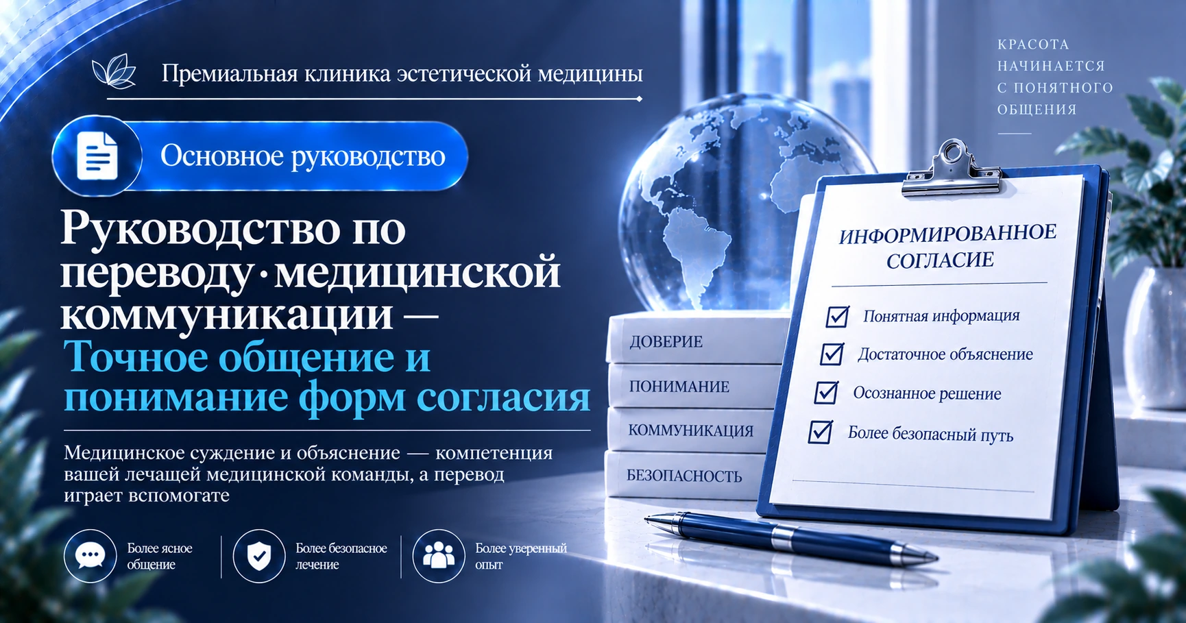 Руководство по переводу·медицинской коммуникации — Точное общение и понимание форм согласия 1