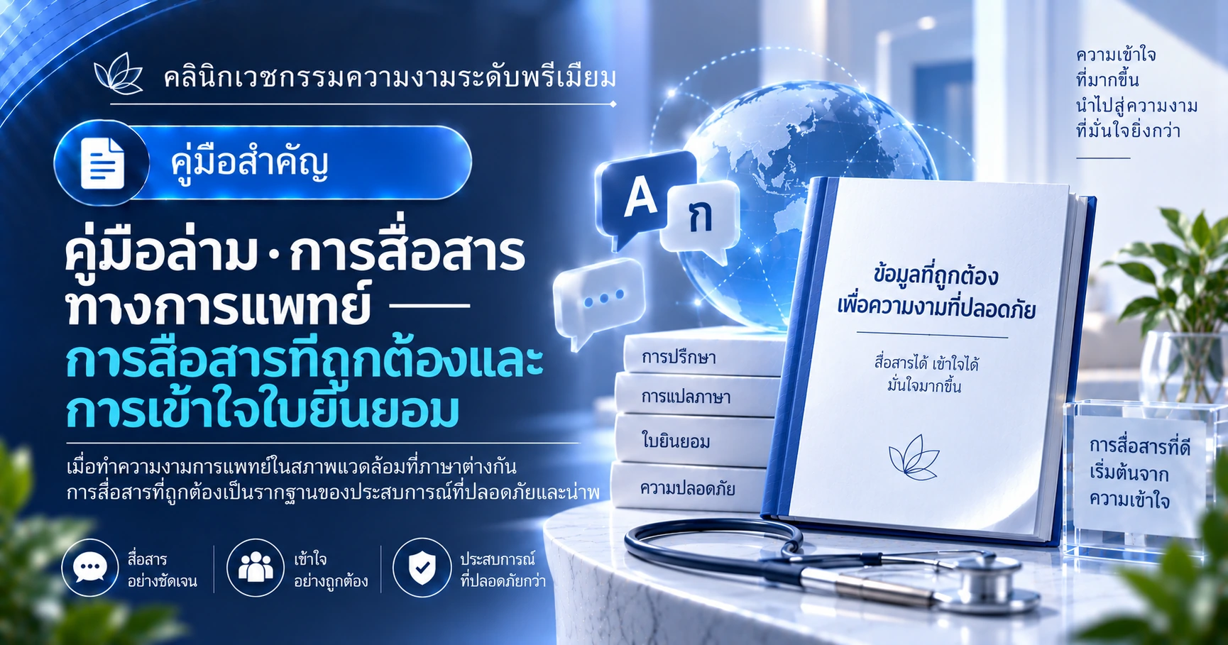 คู่มือล่าม·การสื่อสารทางการแพทย์ —— การสื่อสารที่ถูกต้องและการเข้าใจใบยินยอม 1