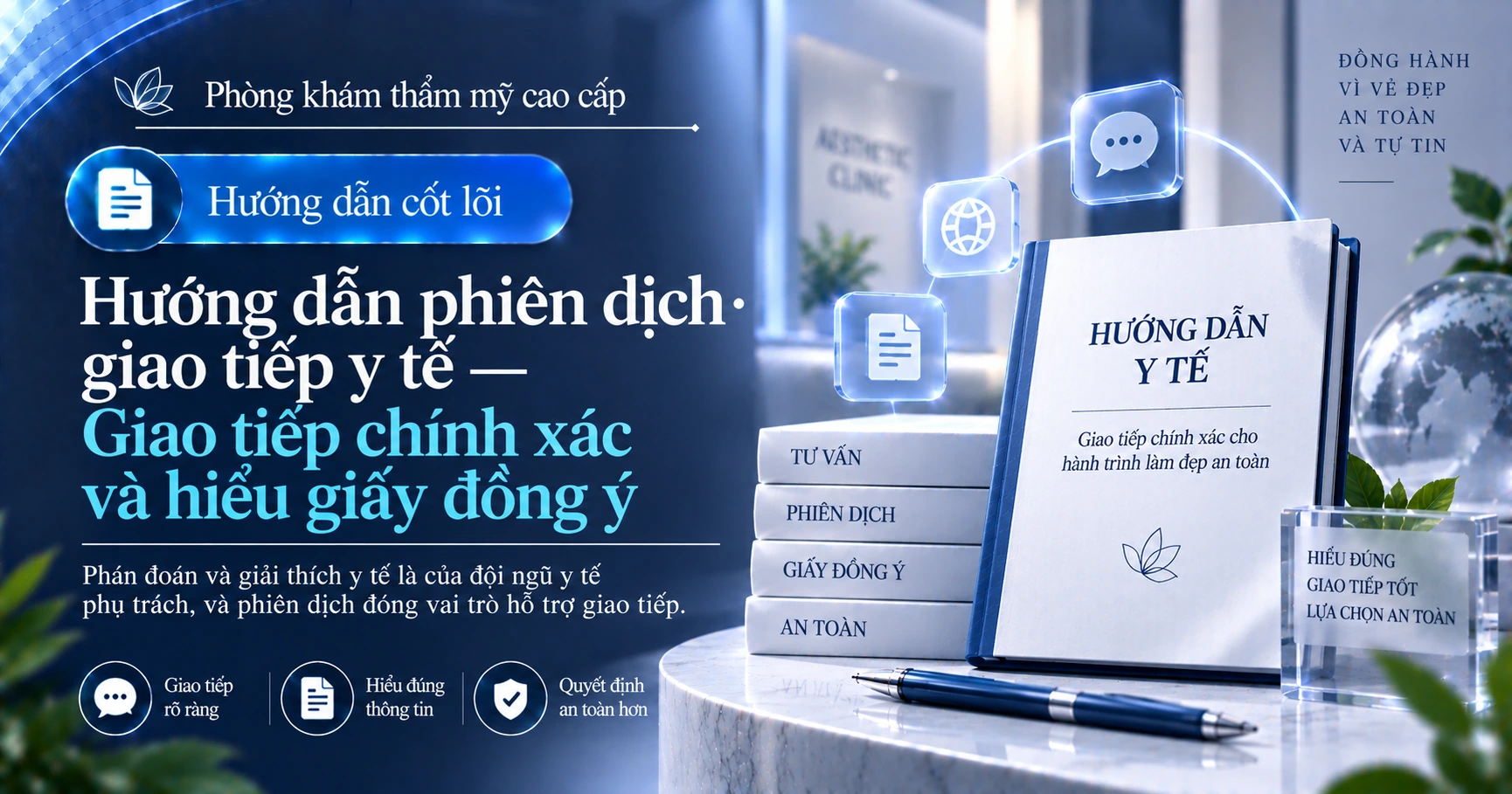 Hướng dẫn phiên dịch·giao tiếp y tế — Giao tiếp chính xác và hiểu giấy đồng ý 1