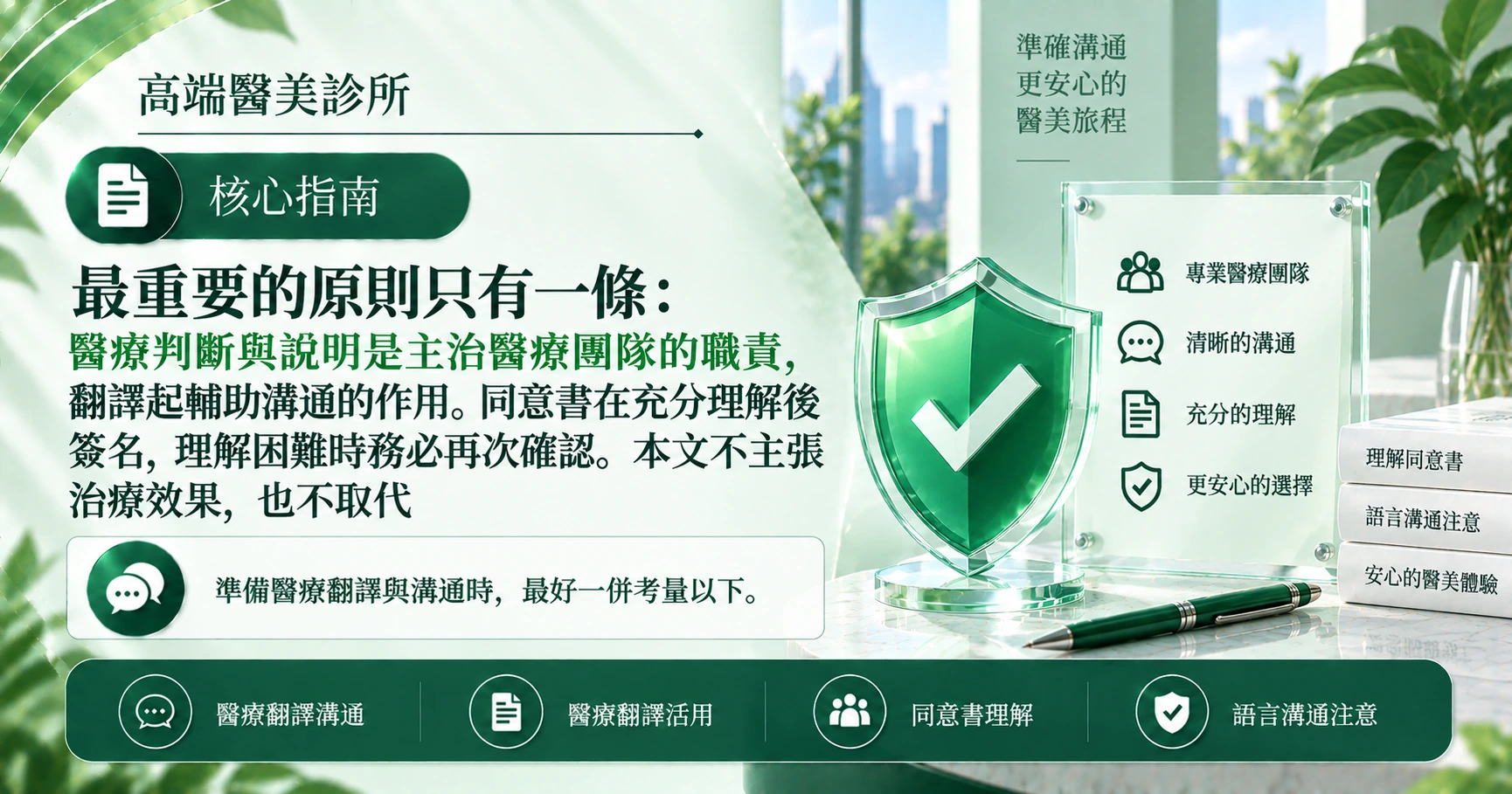 翻譯·醫療溝通指南 —— 準確溝通與同意書理解 3