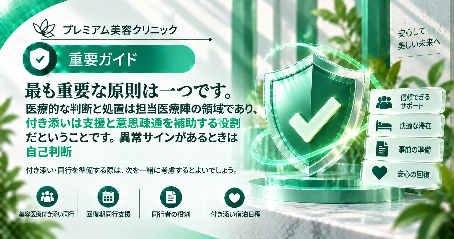 付き添い·同行者ガイド —— 回復期の同行と役割の準備 3