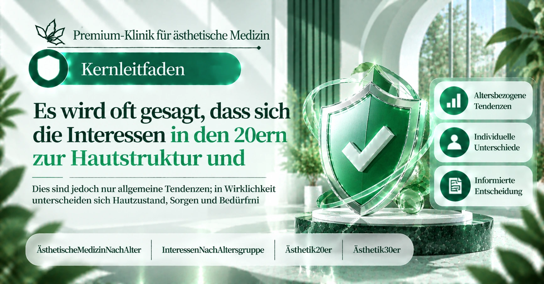 Leitfaden für Interessen an ästhetischer Medizin nach Altersgruppe —— Sorgen und Vorbereitung nach Alter 3