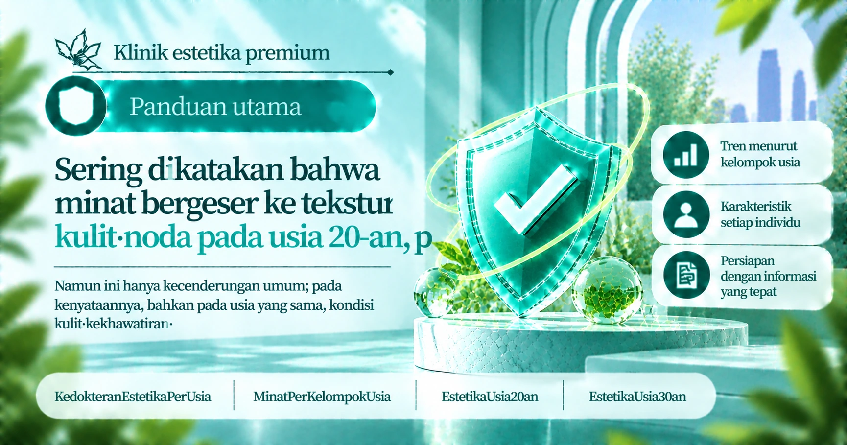 Panduan Minat Kedokteran Estetika per Kelompok Usia —— Kekhawatiran dan Persiapan menurut Usia 3