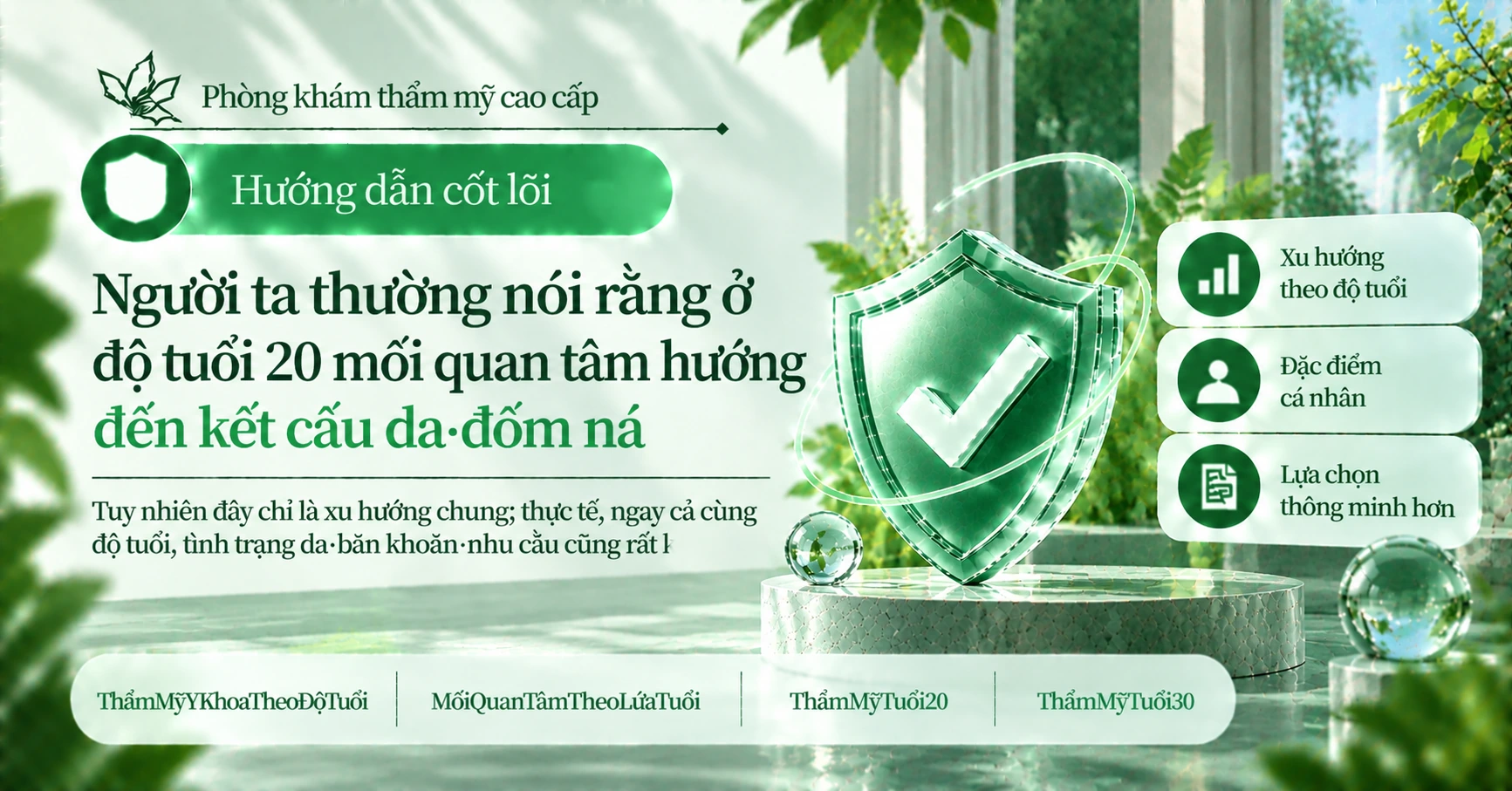 Hướng dẫn mối quan tâm thẩm mỹ y khoa theo độ tuổi —— Băn khoăn và chuẩn bị theo lứa tuổi 3