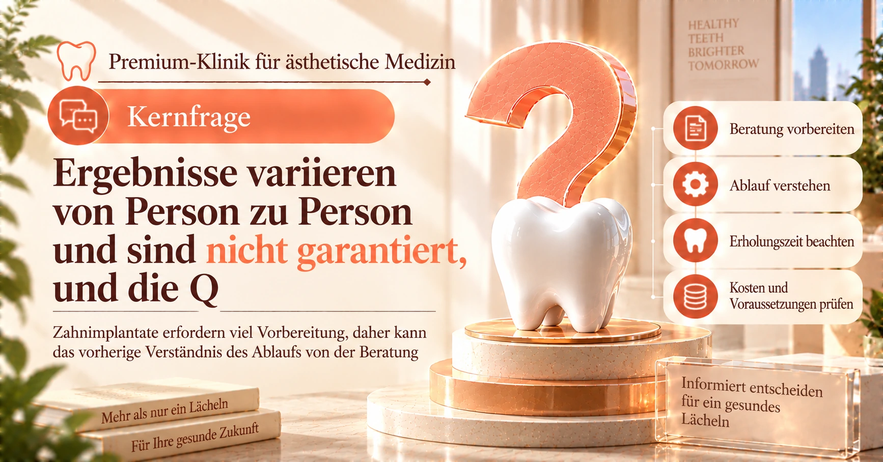 Leitfaden für Zahnimplantate —— Vorbereitung von der Beratung bis zur Erholung 2