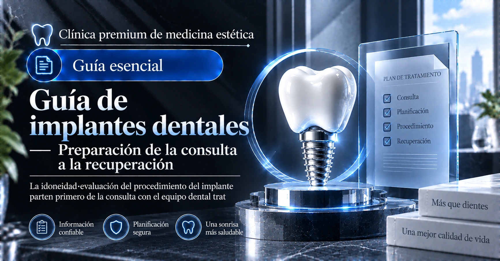 Guía de implantes dentales —— Preparación de la consulta a la recuperación 1