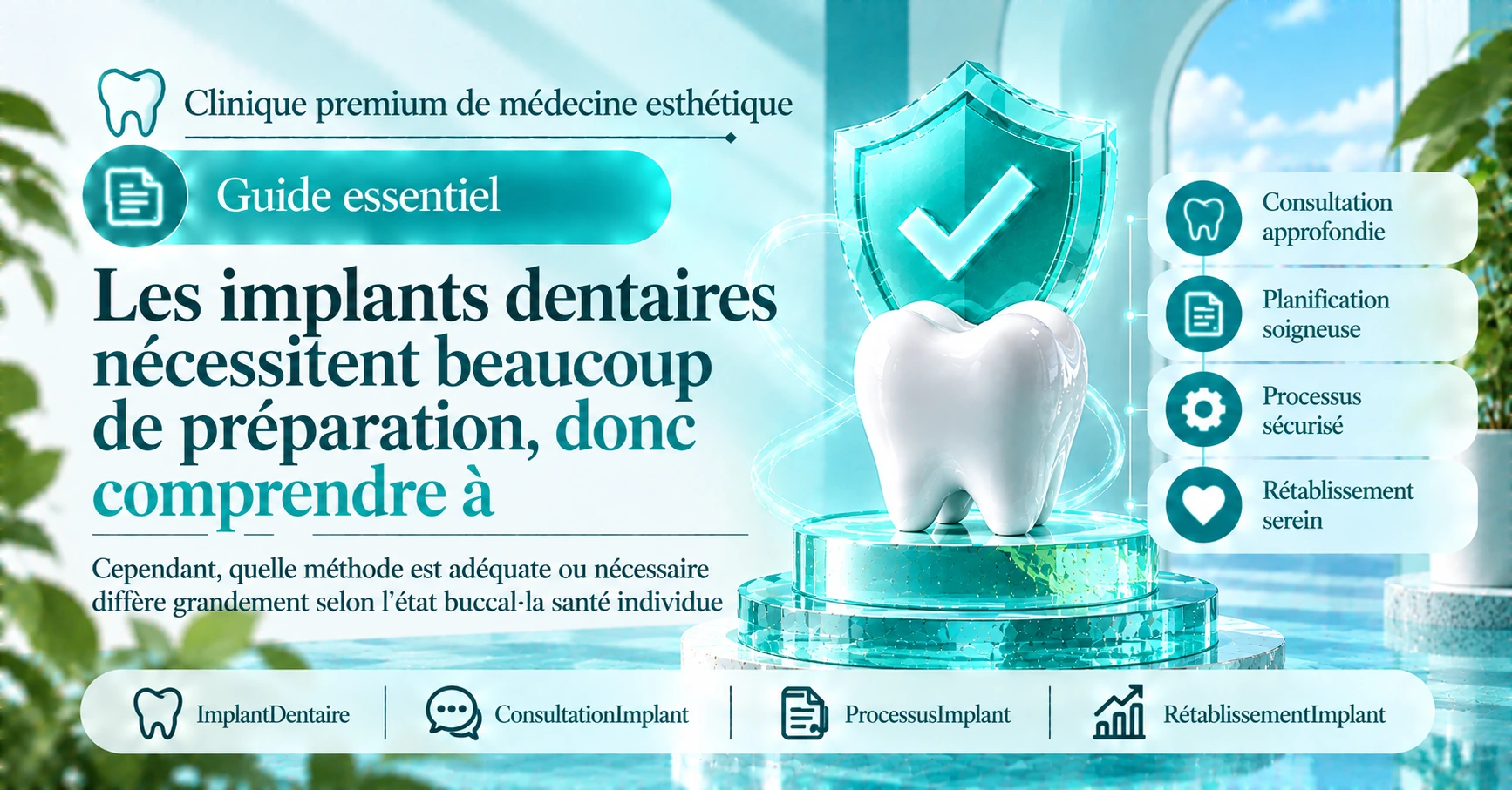 Guide des implants dentaires —— Préparation de la consultation au rétablissement 3