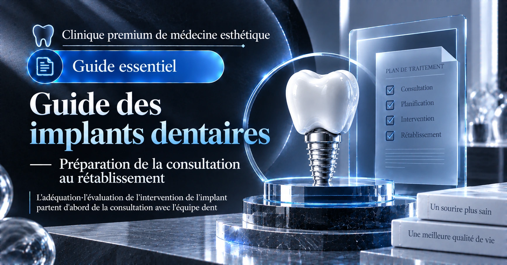 Guide des implants dentaires —— Préparation de la consultation au rétablissement 1