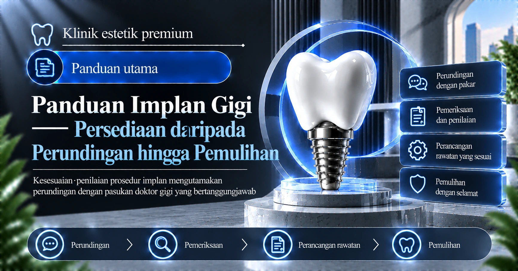 Panduan Implan Gigi —— Persediaan daripada Perundingan hingga Pemulihan 1