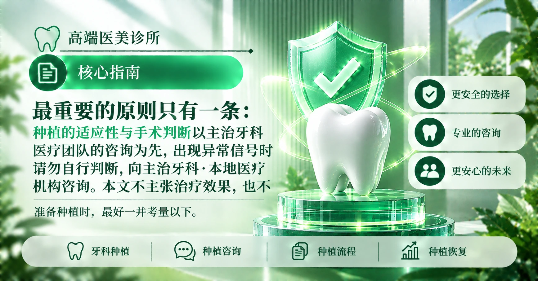 牙科种植体指南 —— 从咨询到恢复的准备 4