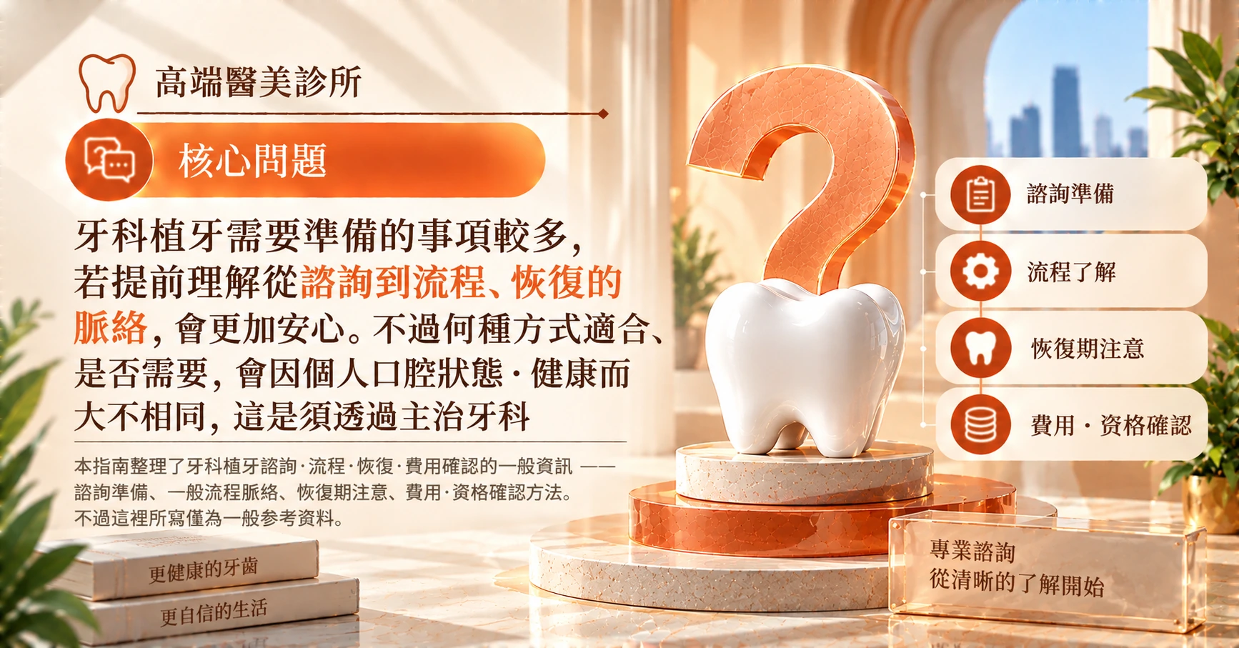 牙科植體指南 —— 從諮詢到恢復的準備 2