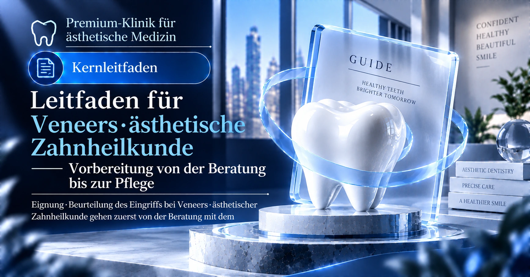 Leitfaden für Veneers·ästhetische Zahnheilkunde —— Vorbereitung von der Beratung bis zur Pflege 1