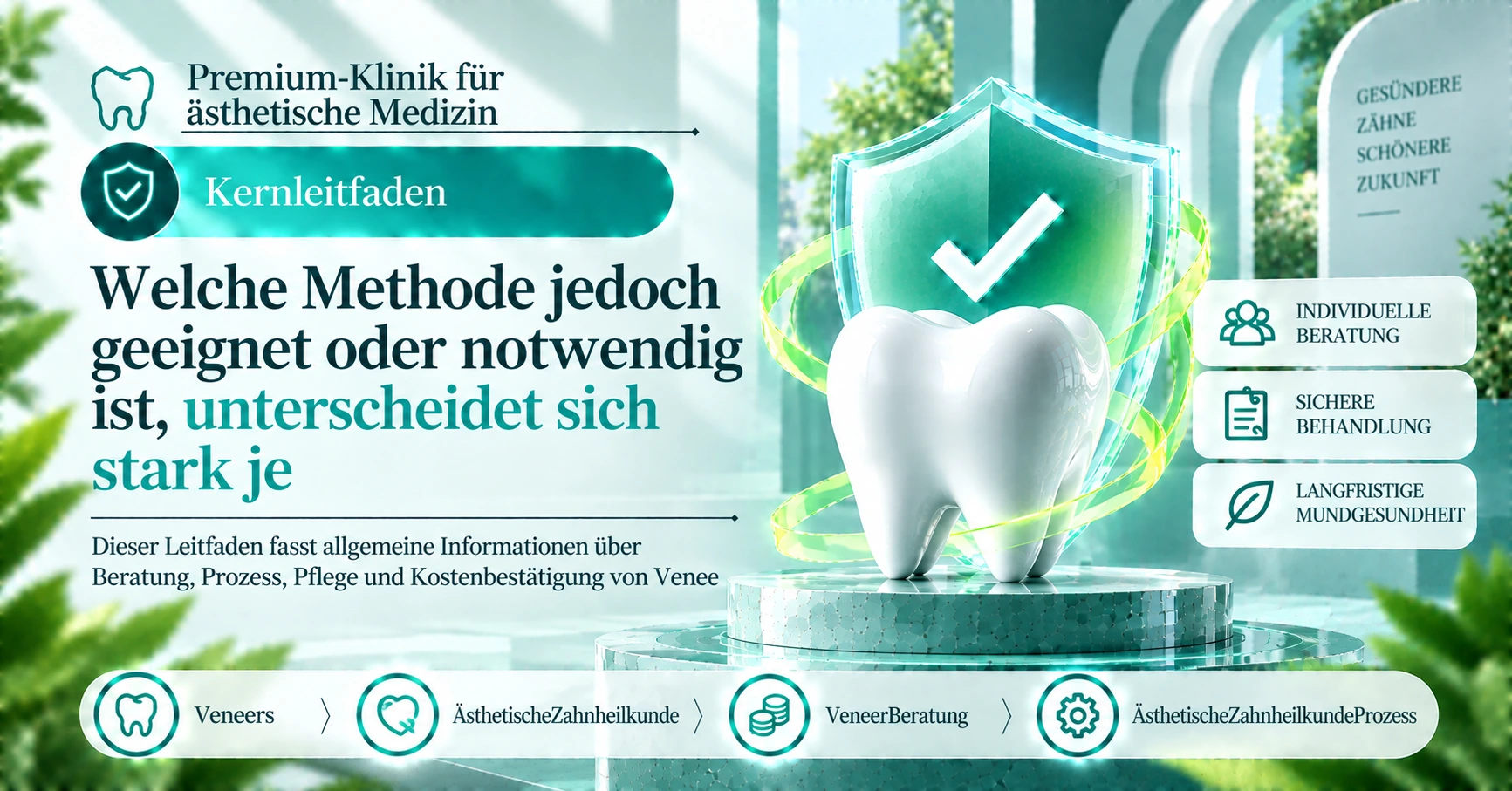 Leitfaden für Veneers·ästhetische Zahnheilkunde —— Vorbereitung von der Beratung bis zur Pflege 3