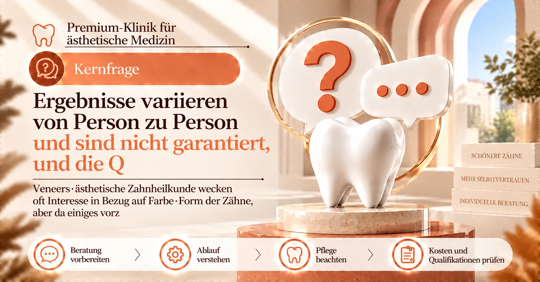Leitfaden für Veneers·ästhetische Zahnheilkunde —— Vorbereitung von der Beratung bis zur Pflege 2