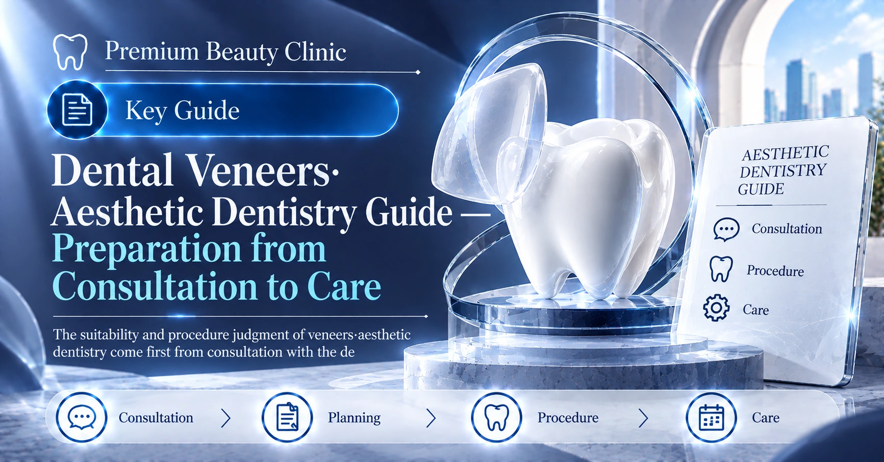 Dental Veneers·Aesthetic Dentistry Guide — Preparation from Consultation to Care