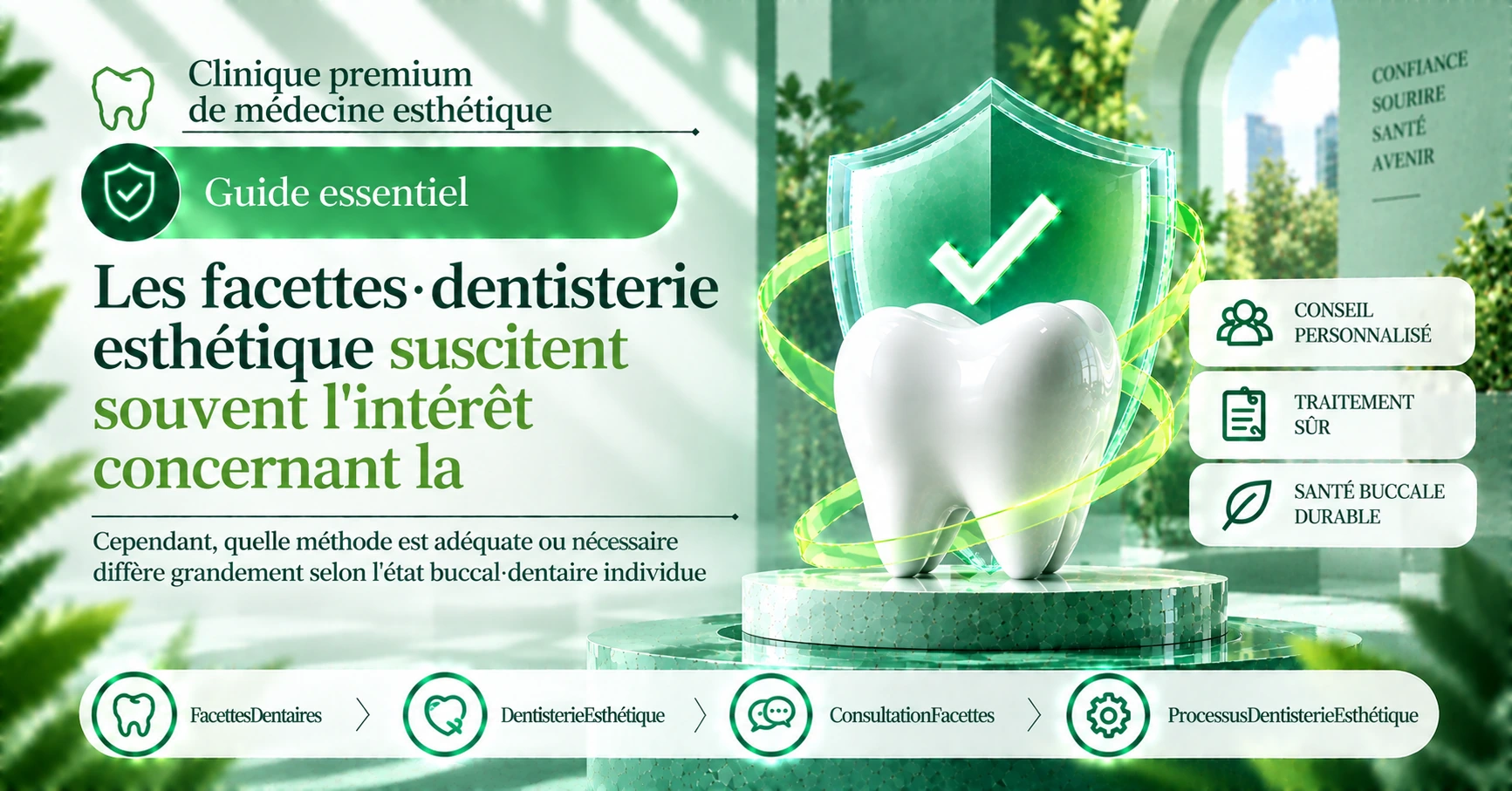 Guide des facettes·dentisterie esthétique —— Préparation de la consultation aux soins 3