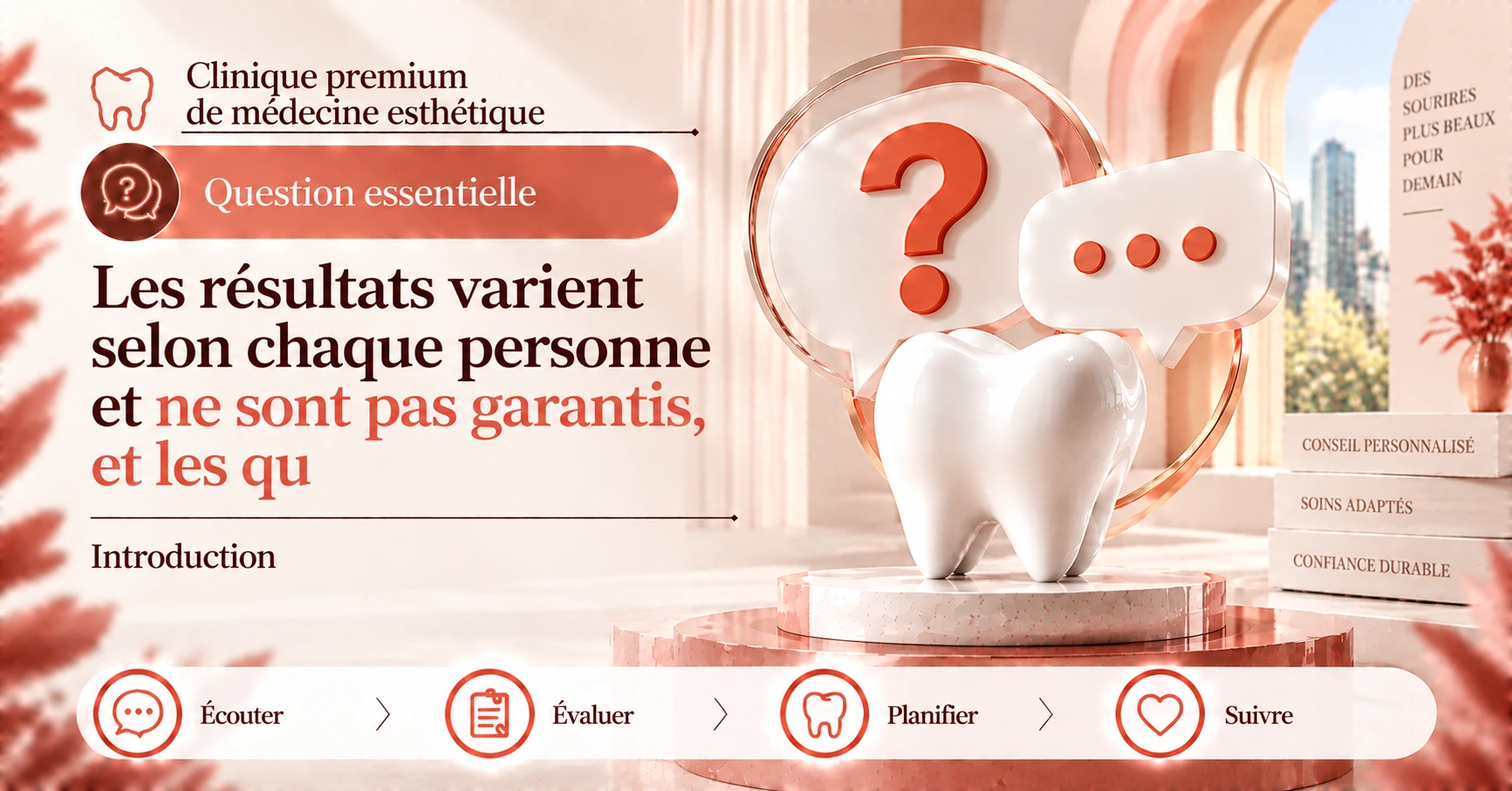 Guide des facettes·dentisterie esthétique —— Préparation de la consultation aux soins 2