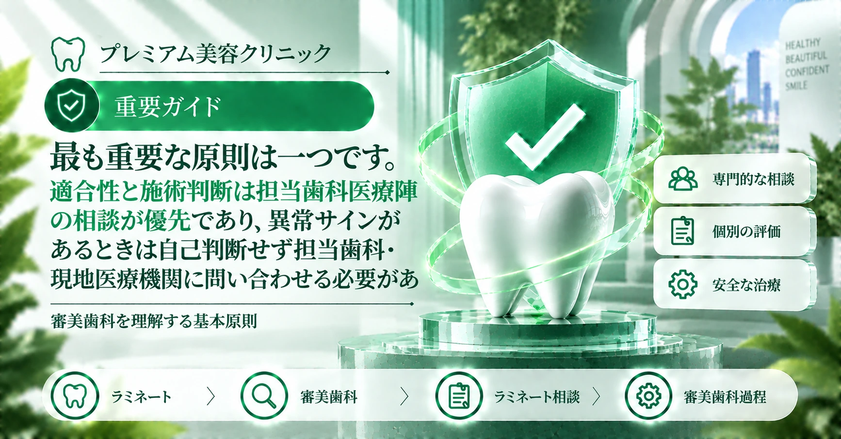 ラミネート·審美歯科ガイド —— 相談から管理までの準備 3