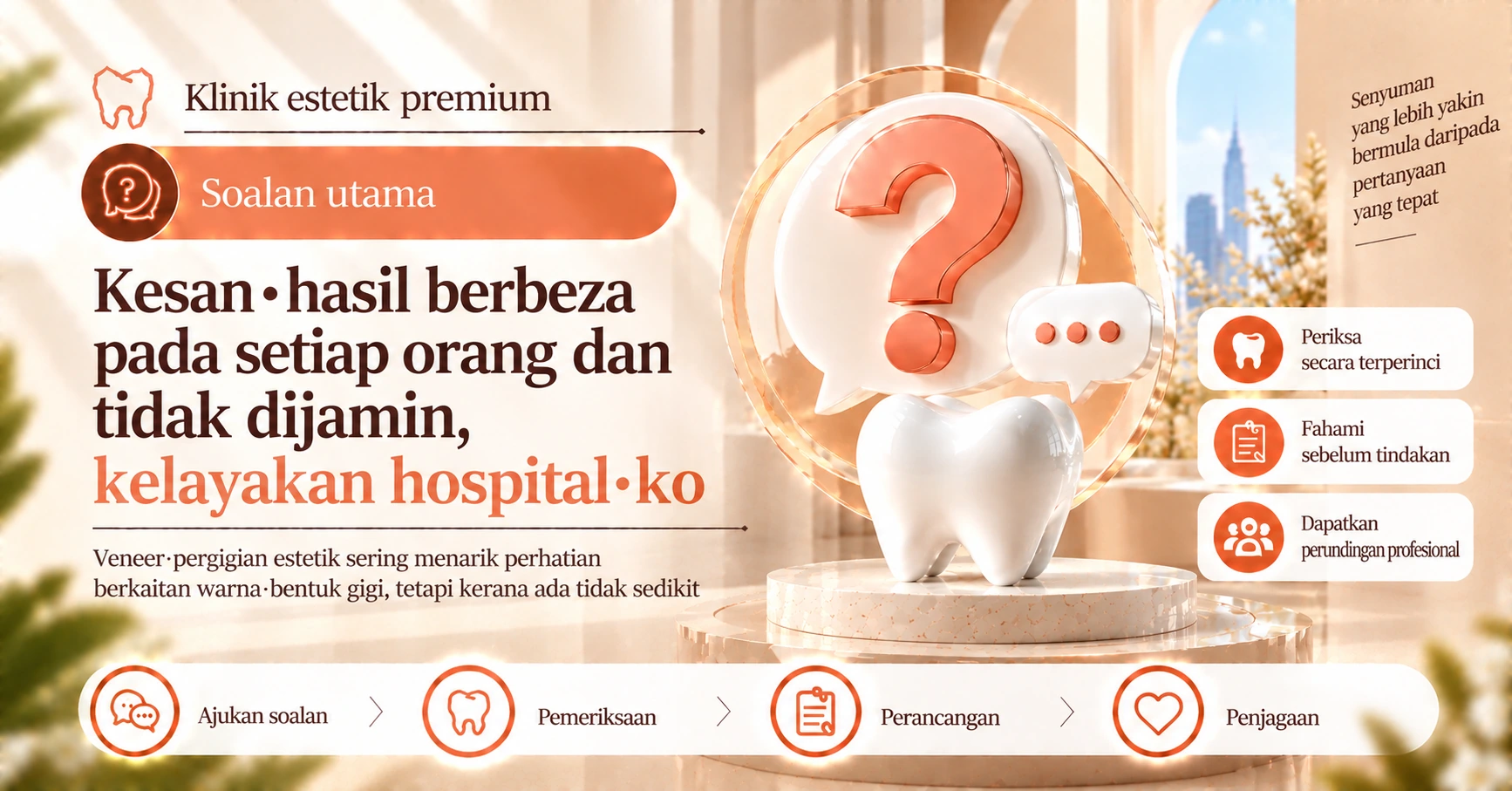 Panduan Veneer·Pergigian Estetik —— Persediaan daripada Perundingan hingga Penjagaan 2