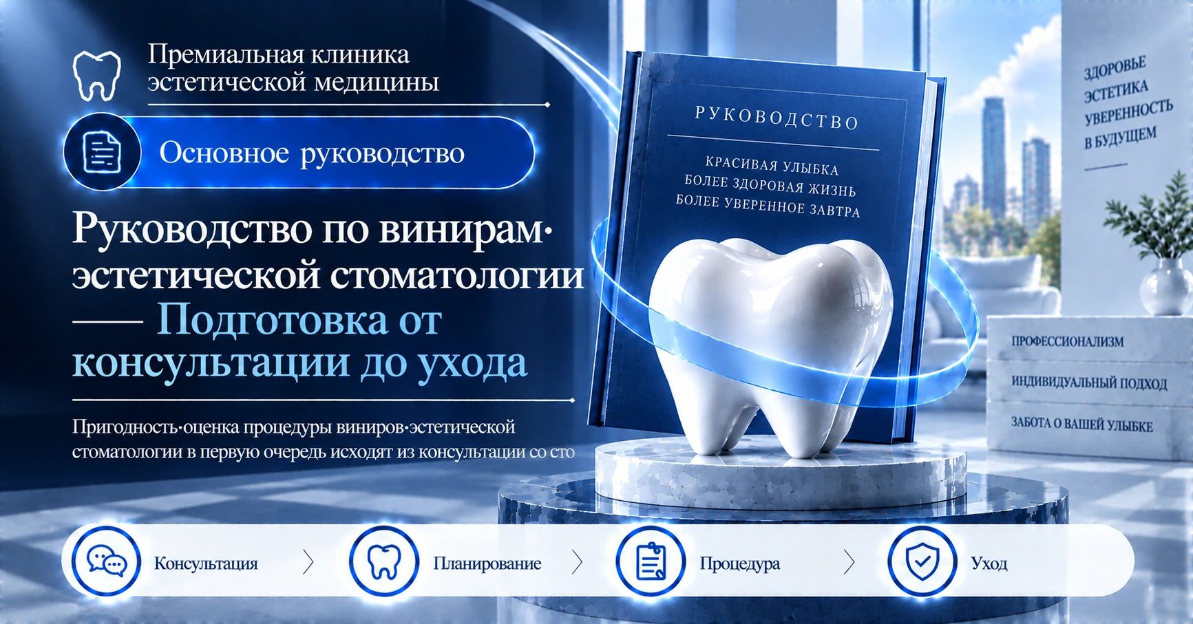 Руководство по винирам·эстетической стоматологии —— Подготовка от консультации до ухода