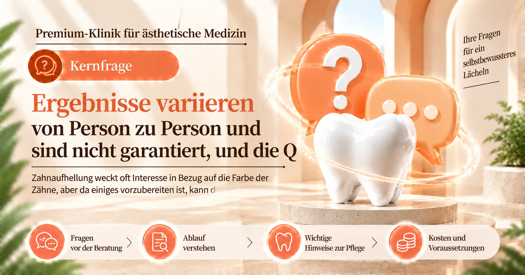 Leitfaden für Zahnaufhellung —— Vorbereitung von der Beratung bis zur Pflege 2