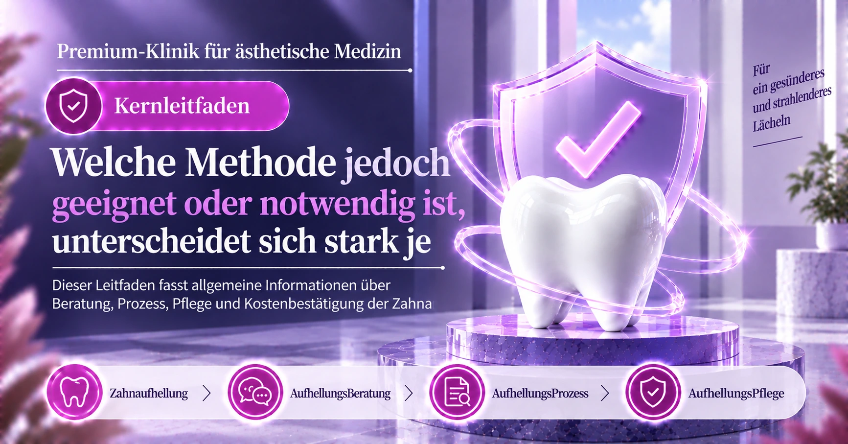 Leitfaden für Zahnaufhellung —— Vorbereitung von der Beratung bis zur Pflege 3