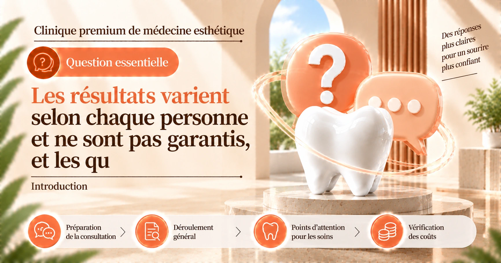 Guide de blanchiment dentaire —— Préparation de la consultation aux soins 2