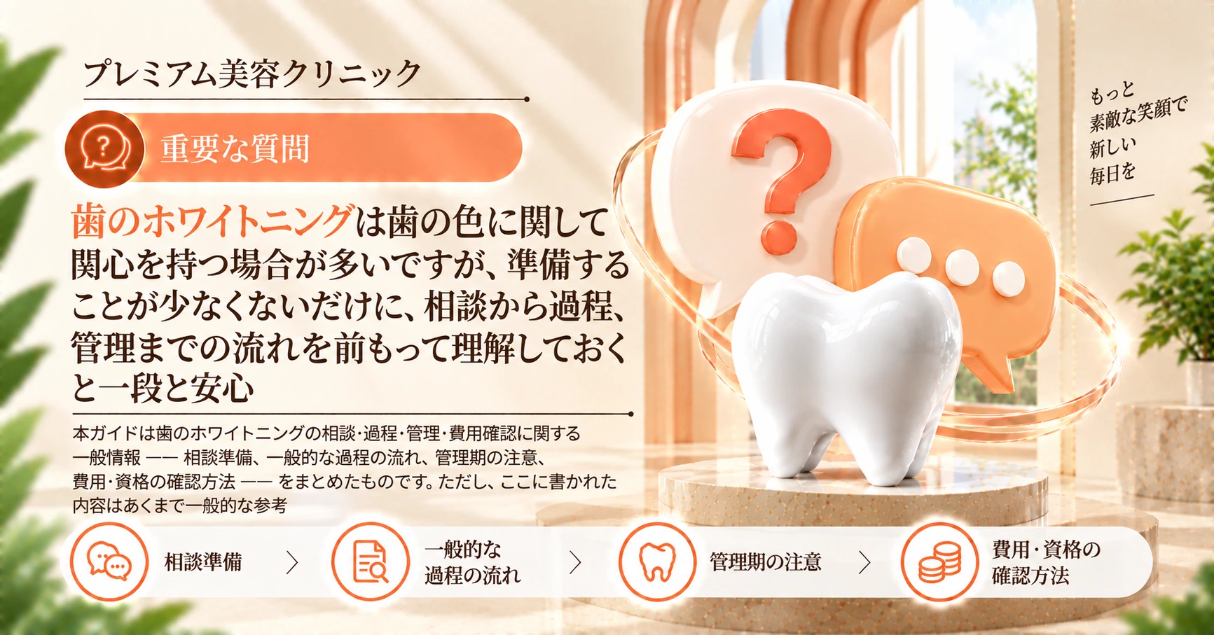 歯のホワイトニングガイド —— 相談から管理までの準備 2