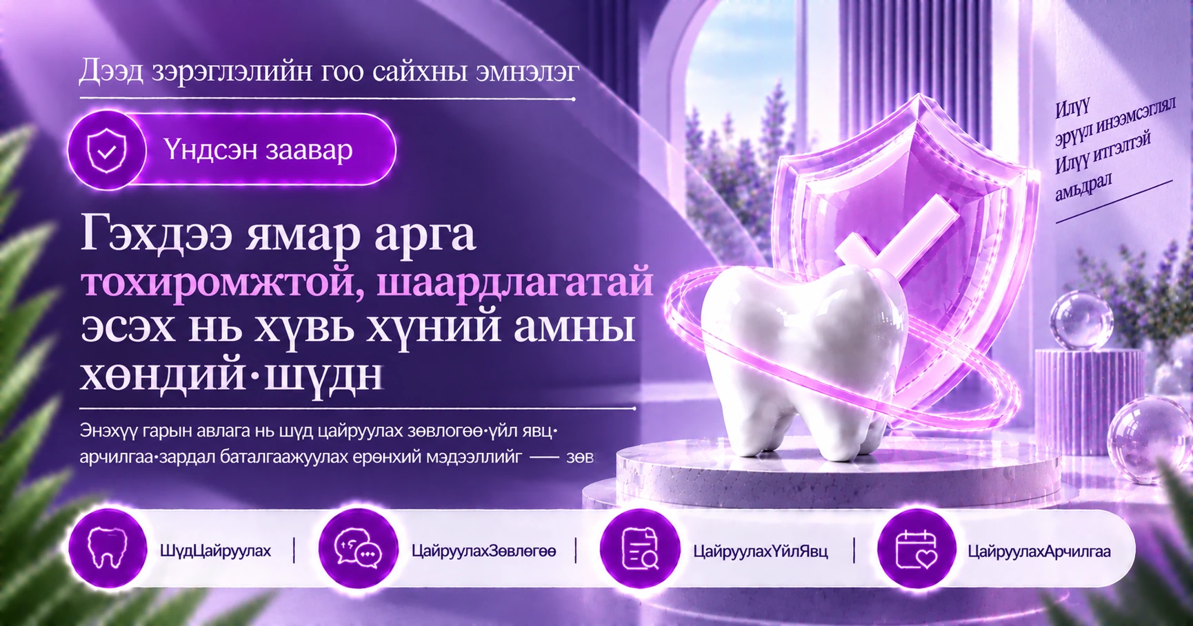 Шүд цайруулах гарын авлага —— Зөвлөгөөнөөс арчилгаа хүртэлх бэлтгэл 3