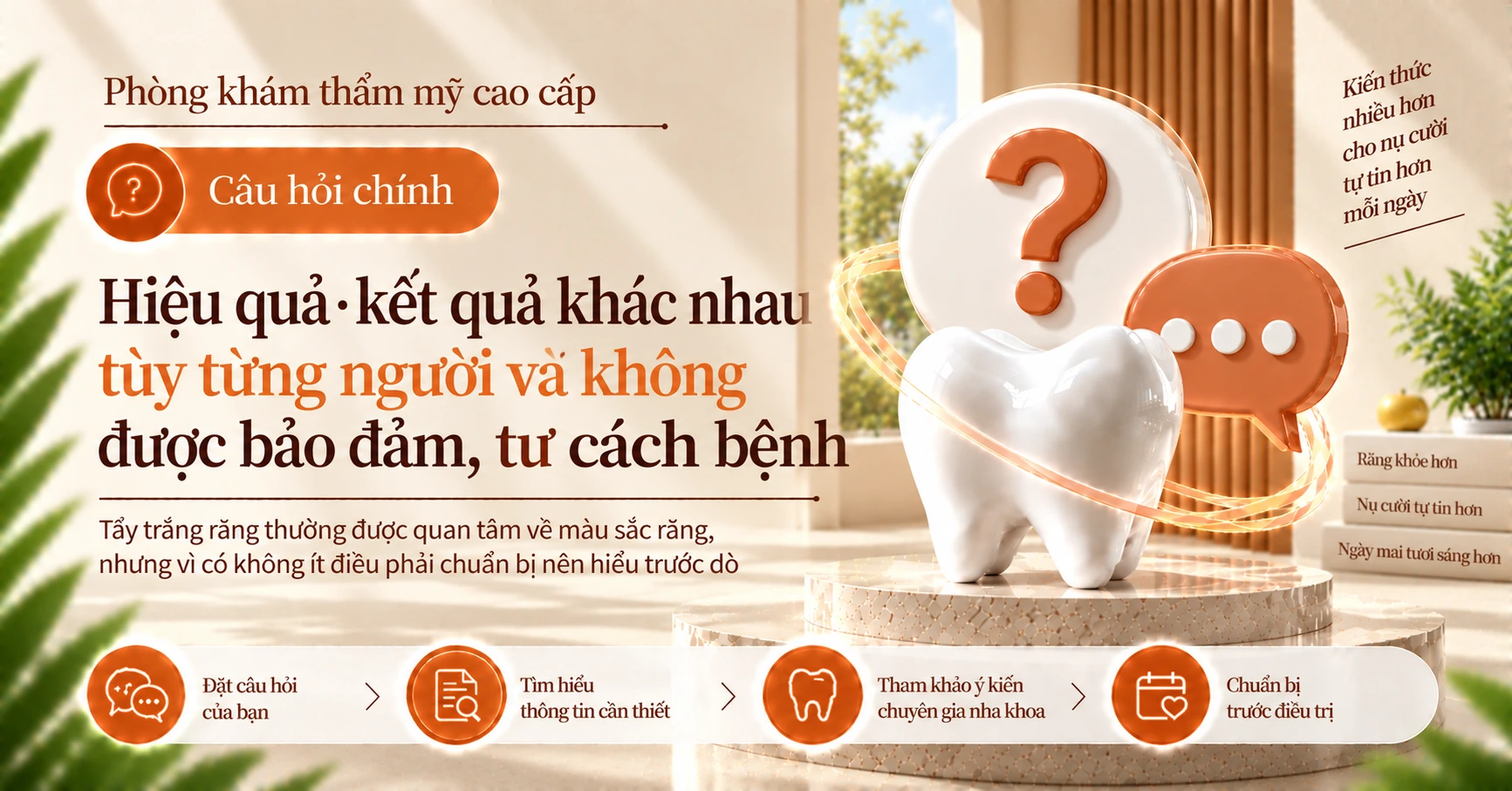 Hướng dẫn tẩy trắng răng —— Chuẩn bị từ tư vấn đến chăm sóc 2