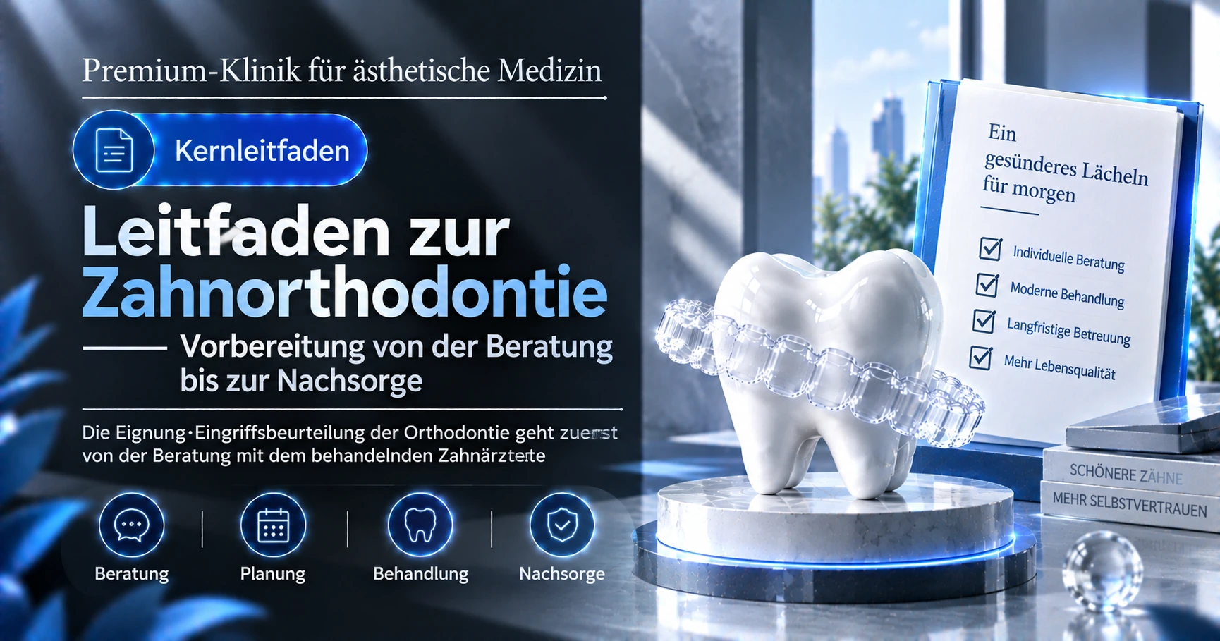 Leitfaden zur Zahnorthodontie —— Vorbereitung von der Beratung bis zur Nachsorge