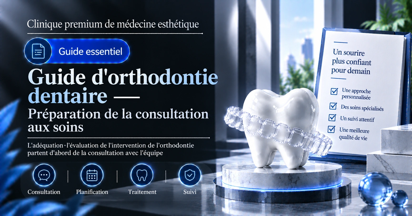 Guide d'orthodontie dentaire —— Préparation de la consultation aux soins