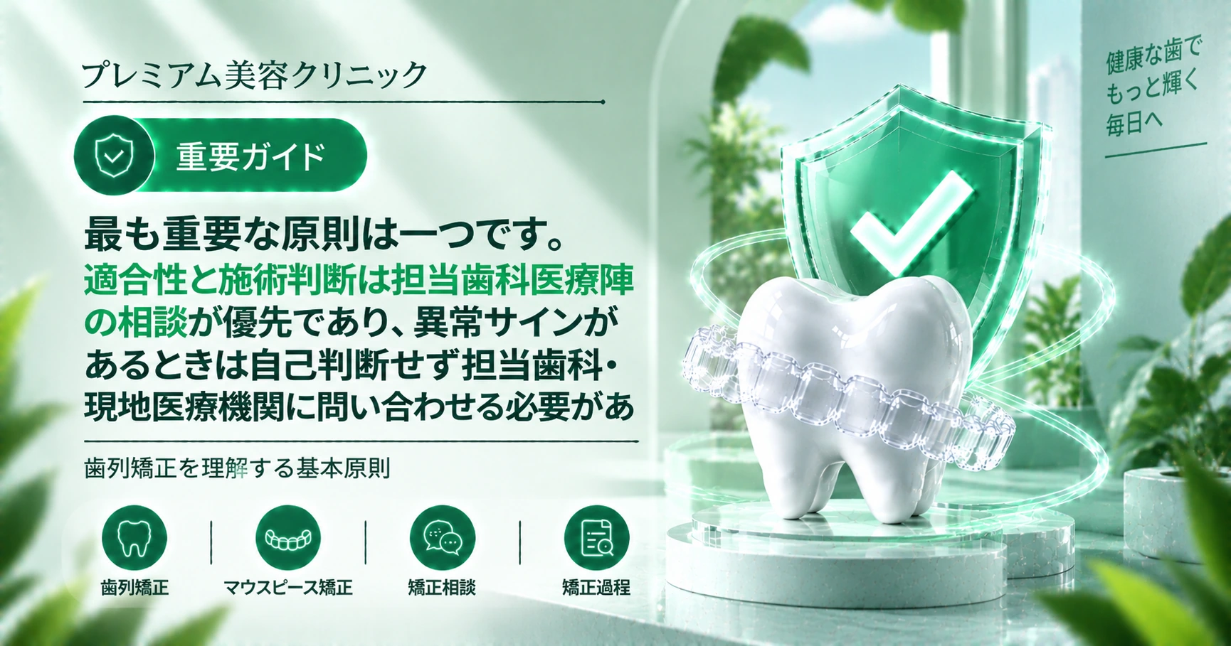歯列矯正ガイド —— 相談から管理までの準備 3
