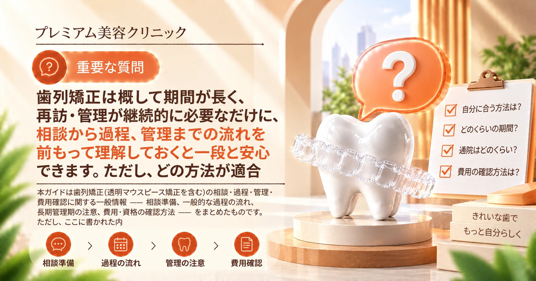 歯列矯正ガイド —— 相談から管理までの準備 2