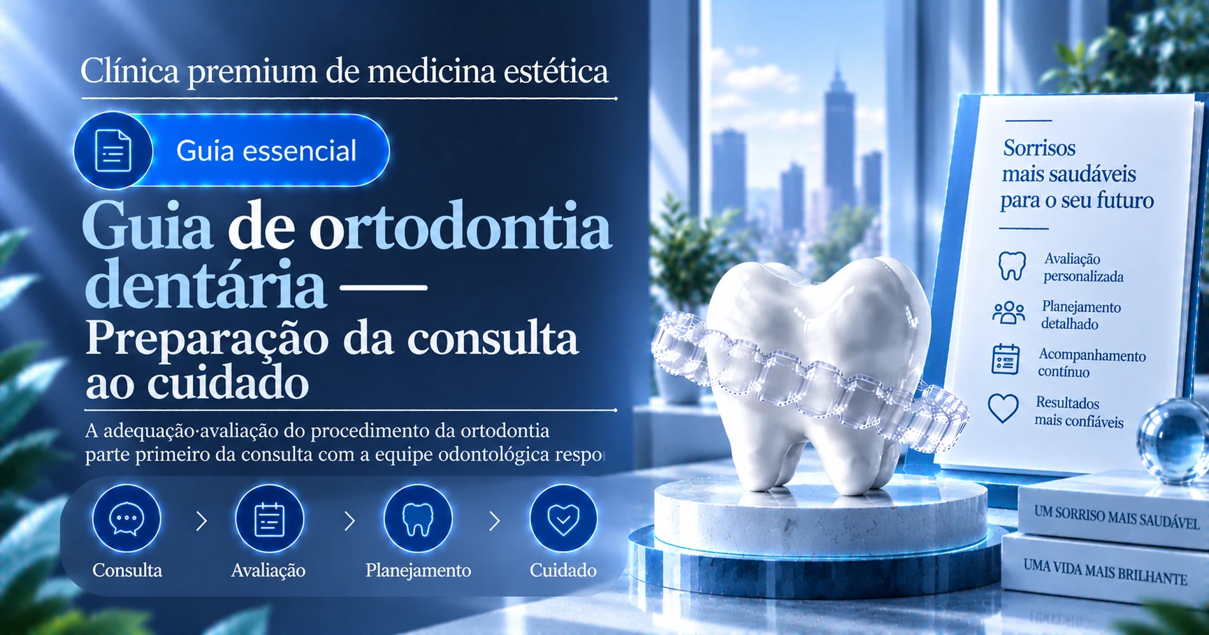 Guia de ortodontia dentária —— Preparação da consulta ao cuidado