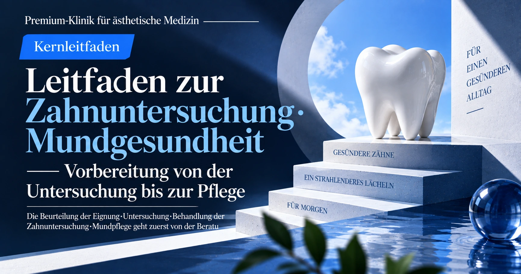 Leitfaden zur Zahnuntersuchung·Mundgesundheit —— Vorbereitung von der Untersuchung bis zur Pflege