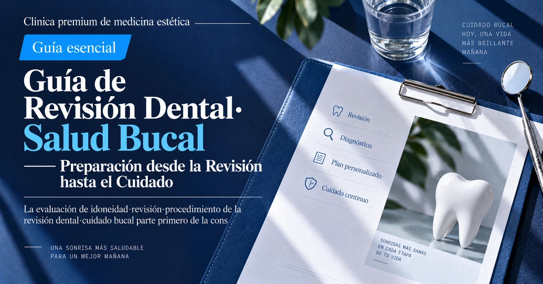 Guía de Revisión Dental·Salud Bucal —— Preparación desde la Revisión hasta el Cuidado