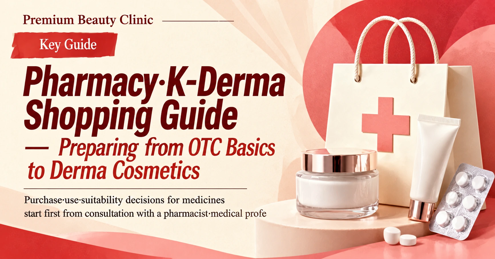 Pharmacy·K-Derma Shopping Guide —— Preparing from OTC Basics to Derma Cosmetics