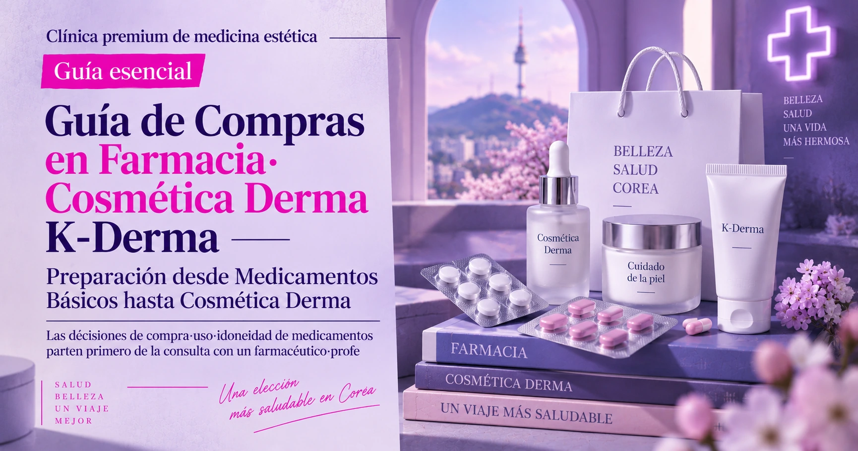 Guía de Compras en Farmacia·Cosmética Derma K-Derma —— Preparación desde Medicamentos Básicos hasta Cosmética Derma