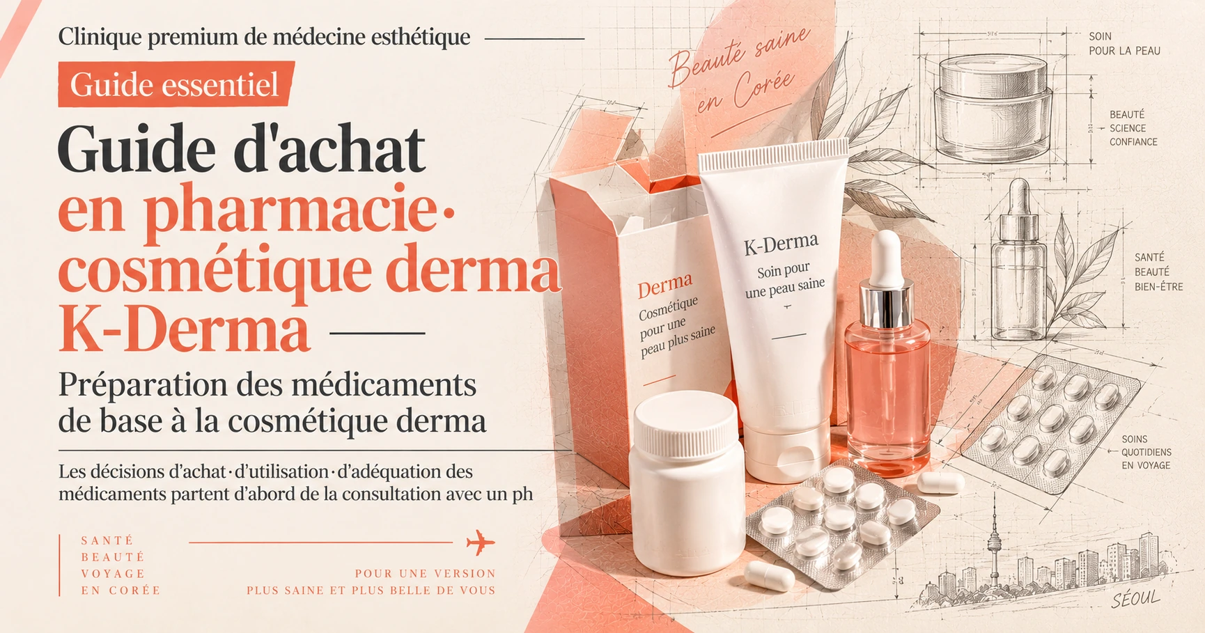 Guide d'achat en pharmacie·cosmétique derma K-Derma —— Préparation des médicaments de base à la cosmétique derma