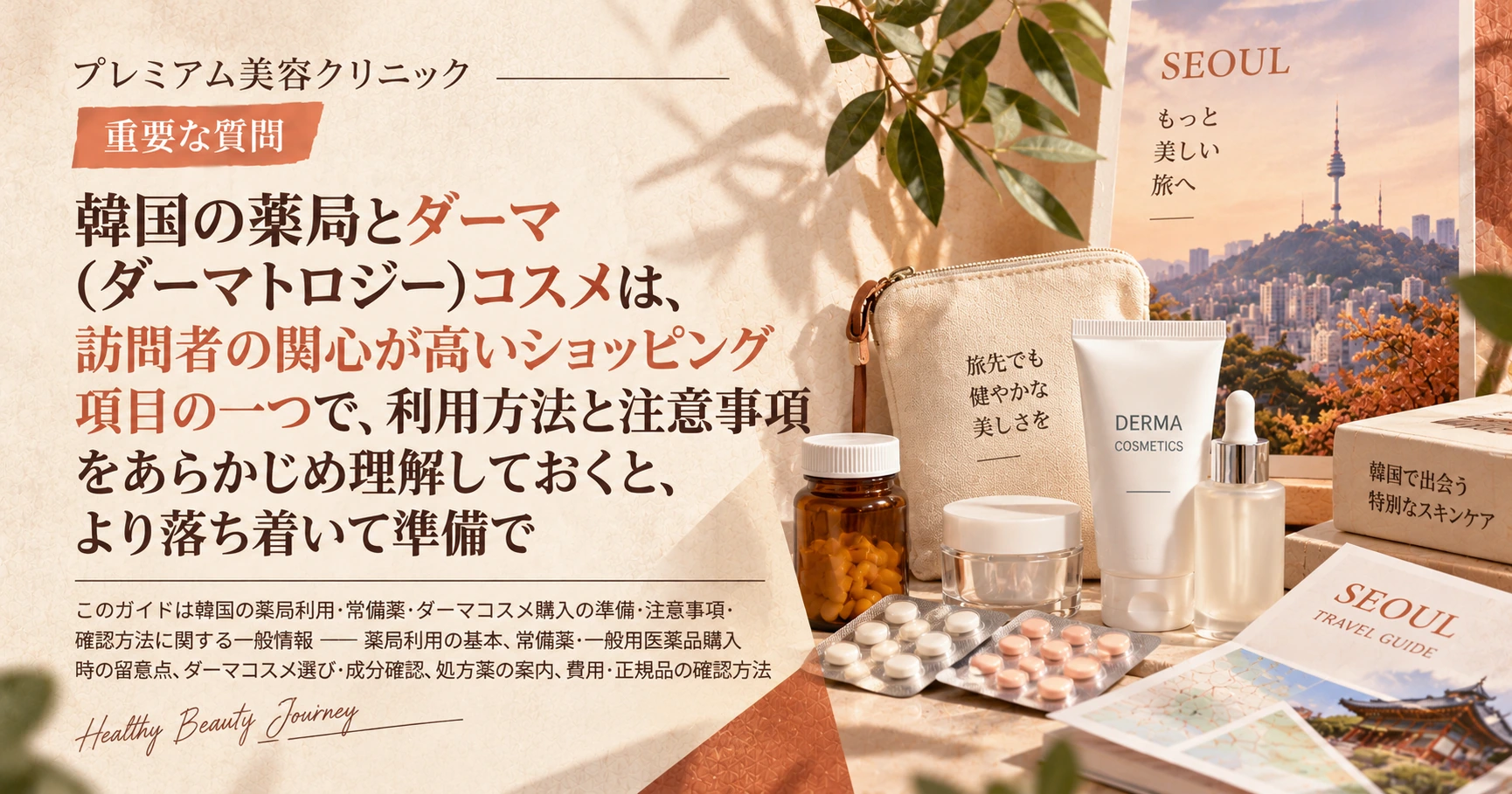 薬局·K-ダーマ ショッピングガイド —— 常備薬からダーマコスメまでの準備 2