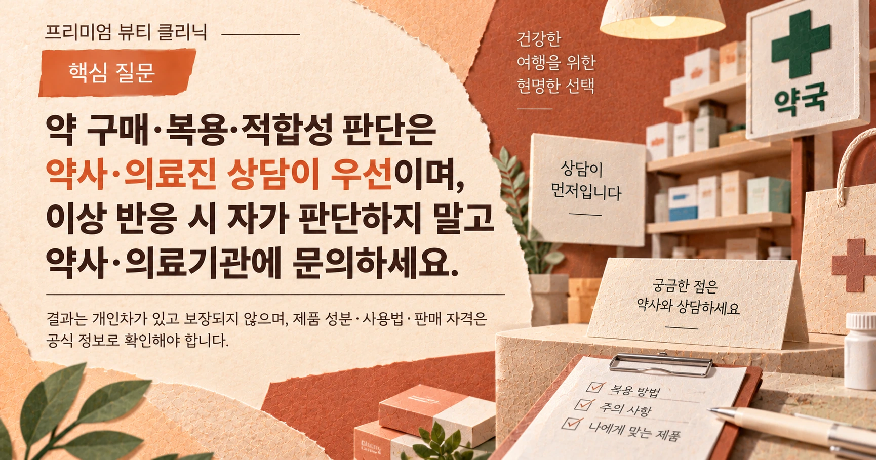 약국·K-더마 쇼핑 가이드 —— 상비약부터 더마 코스메틱까지 준비 2
