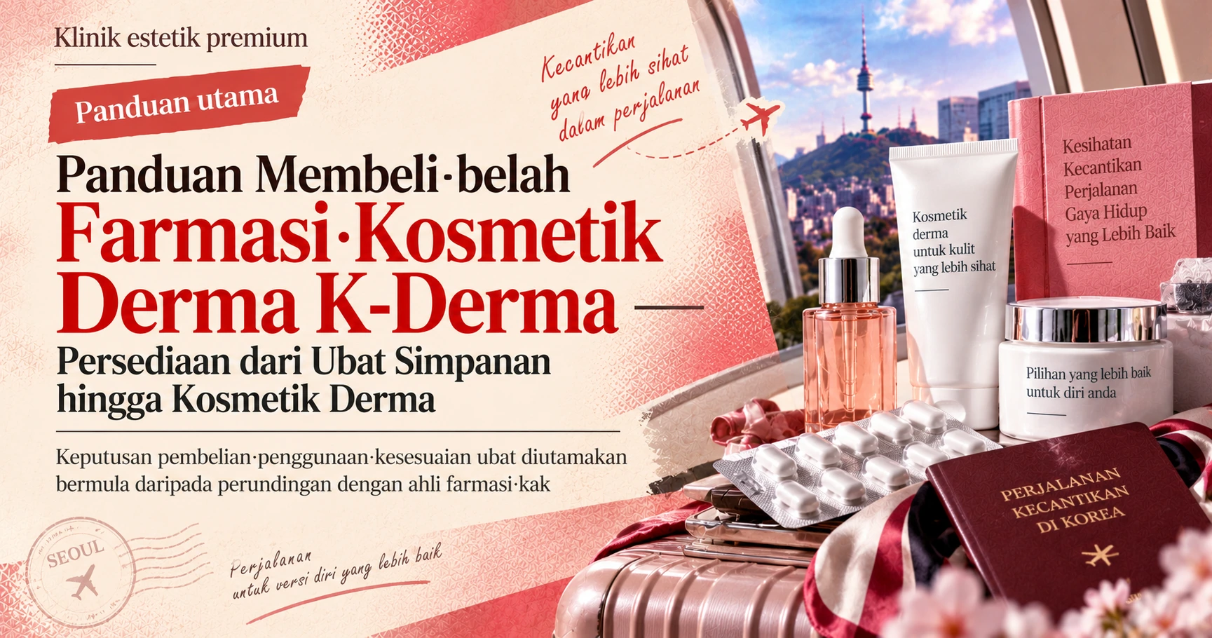 Panduan Membeli-belah Farmasi·Kosmetik Derma K-Derma —— Persediaan dari Ubat Simpanan hingga Kosmetik Derma