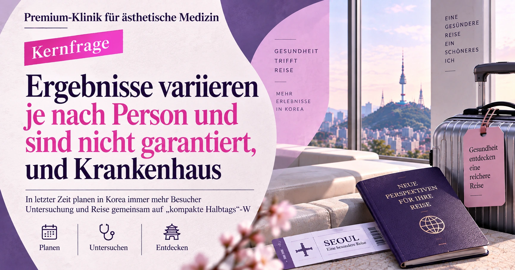 Route Gesundheits-Check-up Kompakt am Halben Tag + Tour —— Untersuchung und Reise Gemeinsam Vorbereiten 2