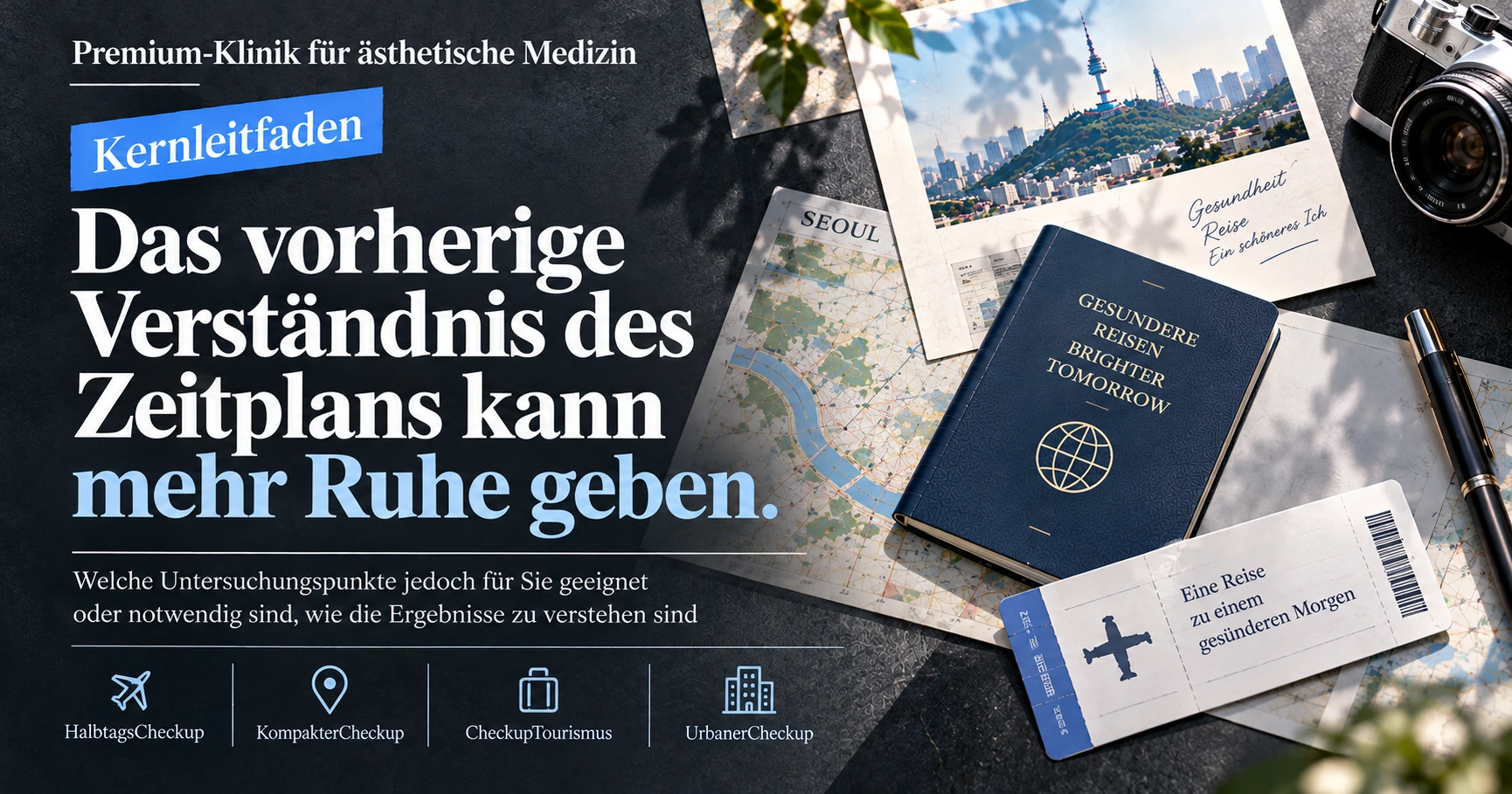 Route Gesundheits-Check-up Kompakt am Halben Tag + Tour —— Untersuchung und Reise Gemeinsam Vorbereiten 3