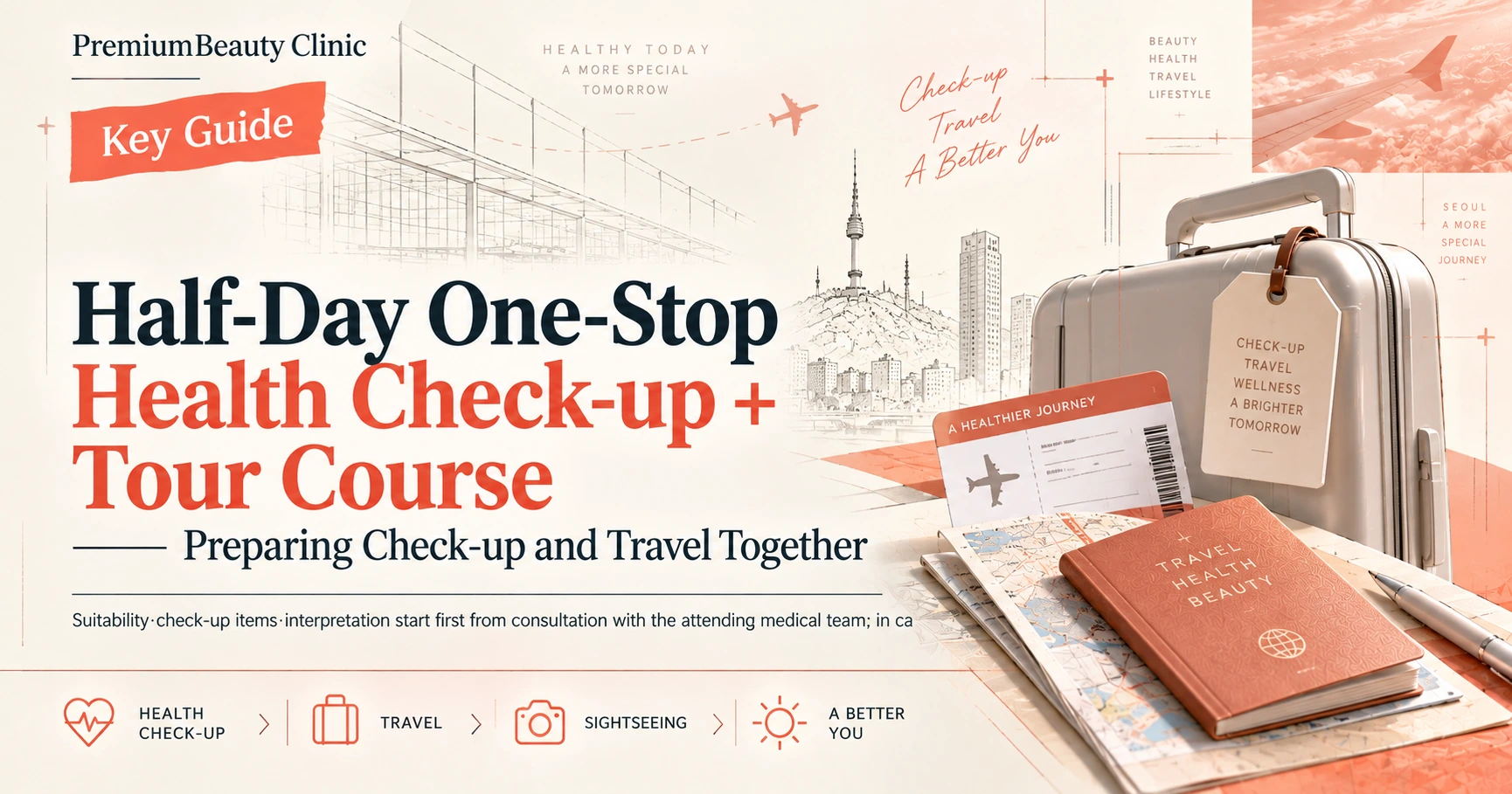 Half-Day One-Stop Health Check-up + Tour Course —— Preparing Check-up and Travel Together