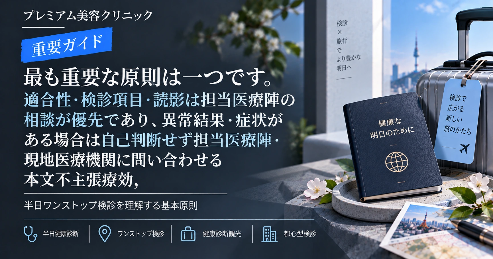 半日ワンストップ健康診断+観光コース —— 検診と旅行を一緒に準備 3