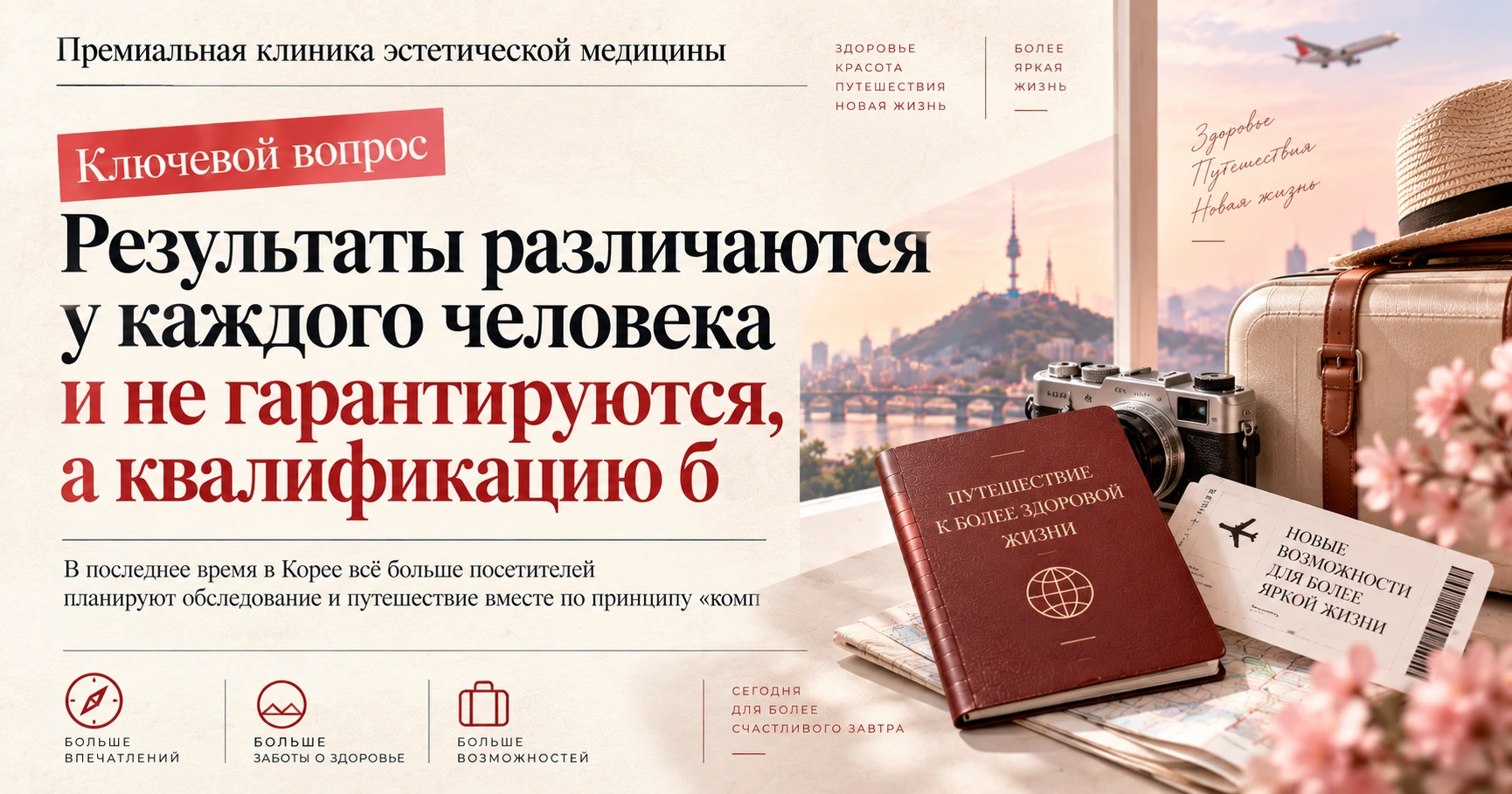 Маршрут «Комплексное обследование за полдня + тур» —— Подготовка обследования и путешествия вместе 2