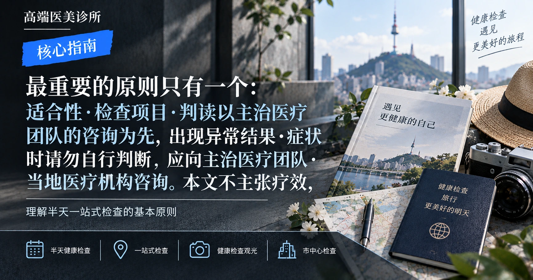 半天一站式健康检查+观光路线 —— 一起准备检查与旅行 3